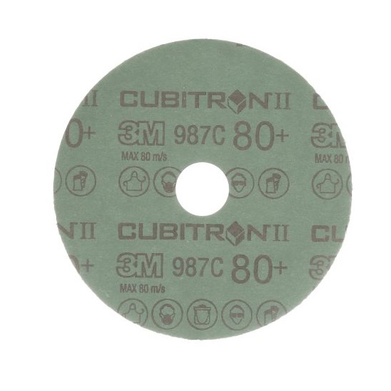 3M Cubitron 3 Fibre Disc 1182C, 60+, 180 mm x 22 mm, Slotted, Die 709EQ