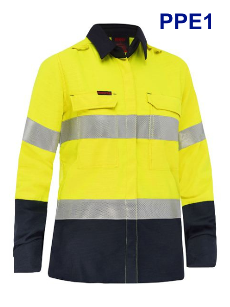 PPE1 Apex 160 Taped Hi Vis Ripstop - Logoed