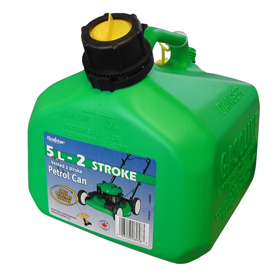 Scepter 5 Ltr 2 Stroke Manually Vented Fuel Can