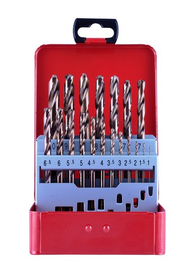 NLA- 19pce 1.0-10mm COBALT DRILL SET