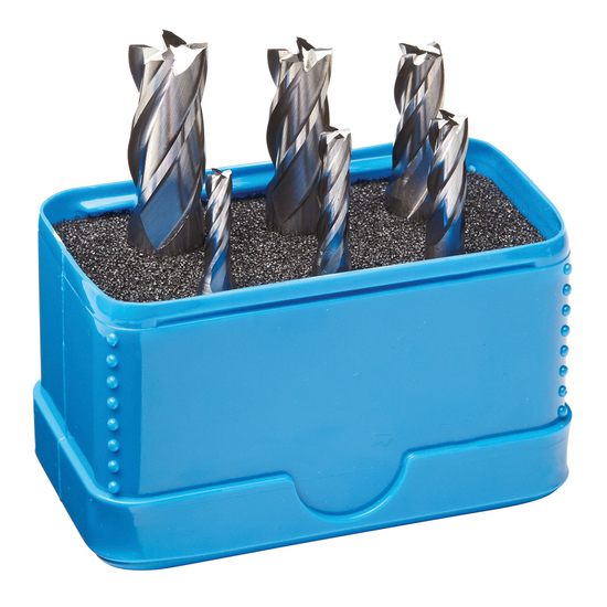 NLA- set-SHORT SERIES METRIC ENDMILL SET