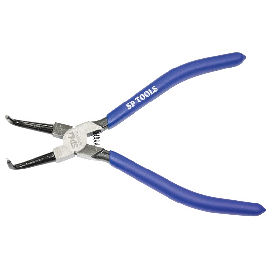 nla - 175mm Pliers Circlip Internal Bent - Internal - SP Tools