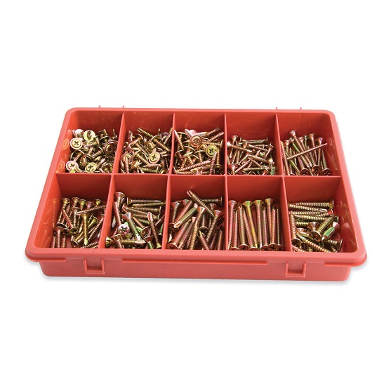 NLA- 340pc Self Drilling Screw Assortment