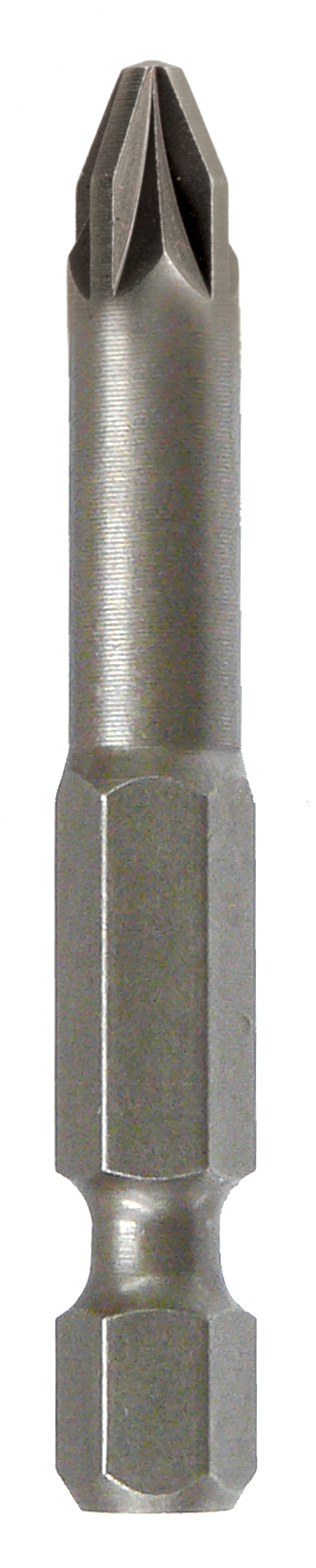 ea No.2 x 50mm Pozi Power Screwdriver Insert Bit - Bordo