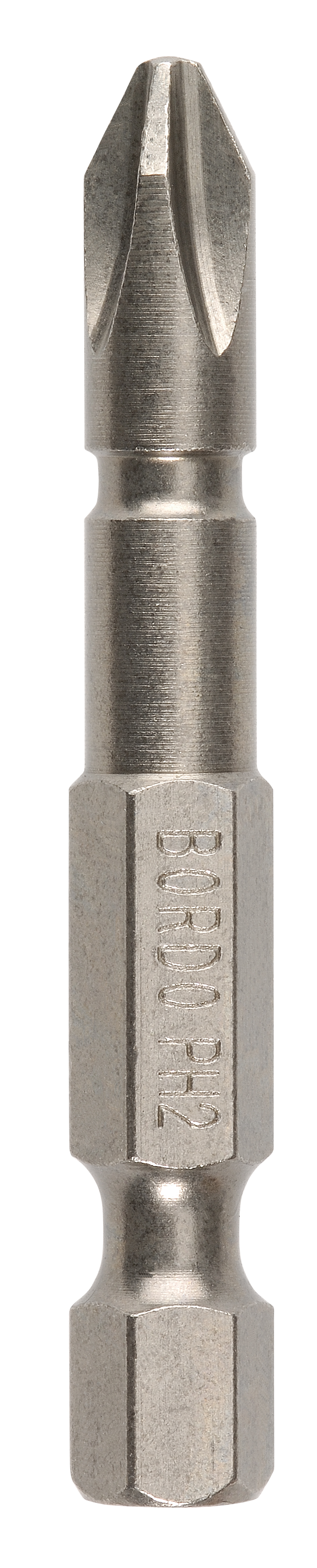 ea No.2 x 50mm Phillips Impact Screwdriver Insert Bit - Bordo