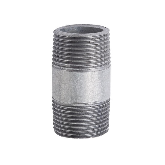 32NB x 3.2WT x 60mm BSPT Thread Barrel Nipple HD Galvanised