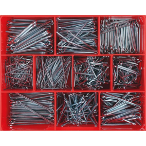 box-Champion 795pc MM & AF Split (Cotter) Pin Assortment