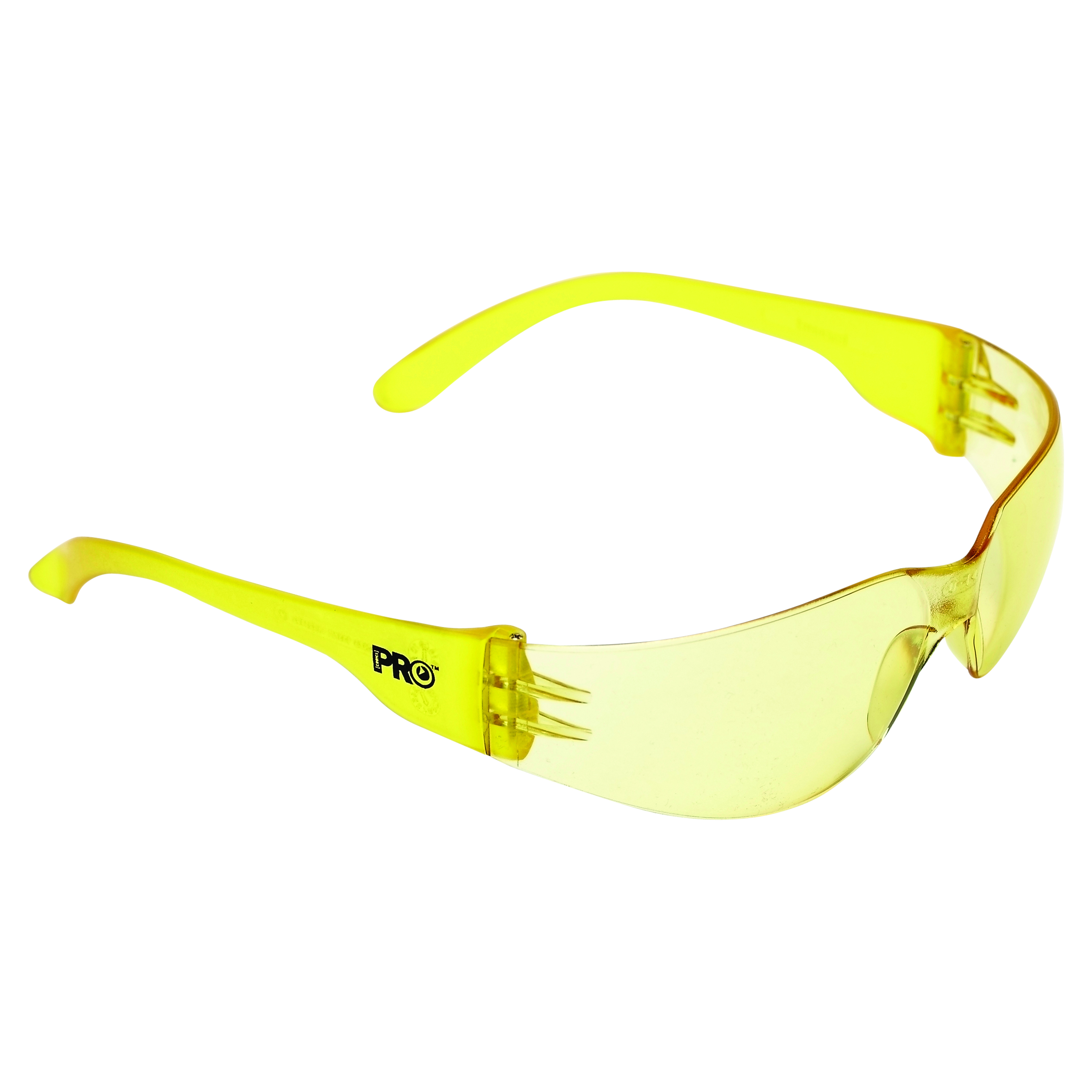 pair-TSUNAMI AMBER LENS SAFETY GLASSES