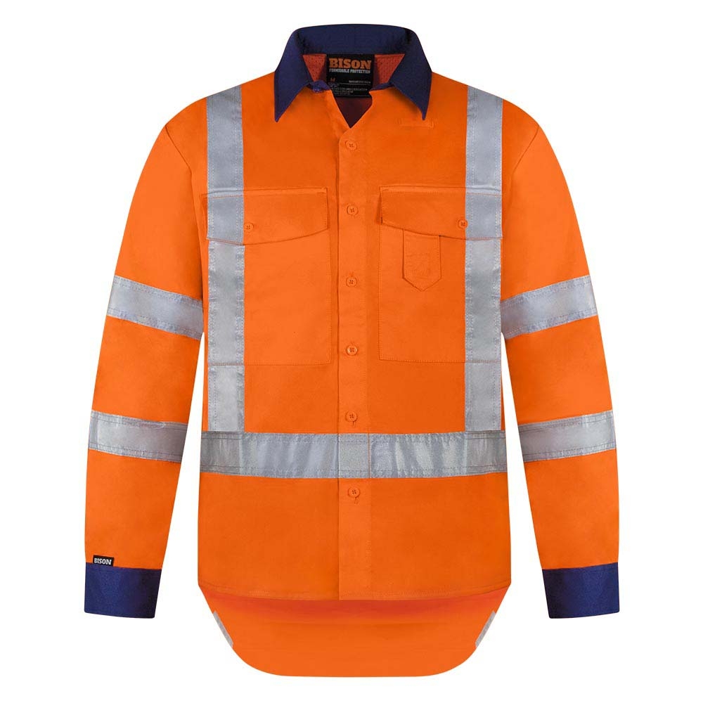 21302O- Shirt TTMC Lightweight Cotton Orange- #M