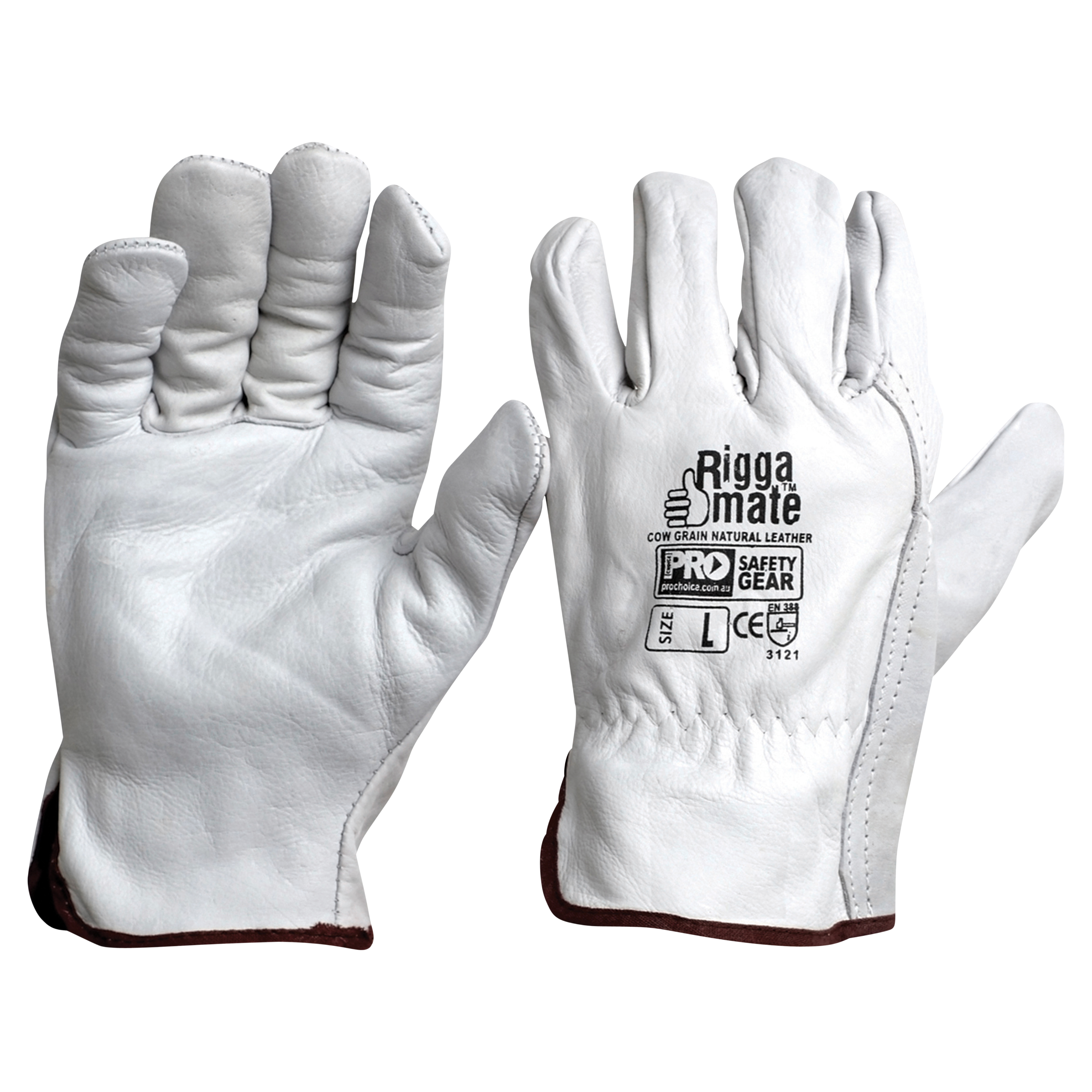 pair-GREY ECONOMY RIGGERS GLOVES #L