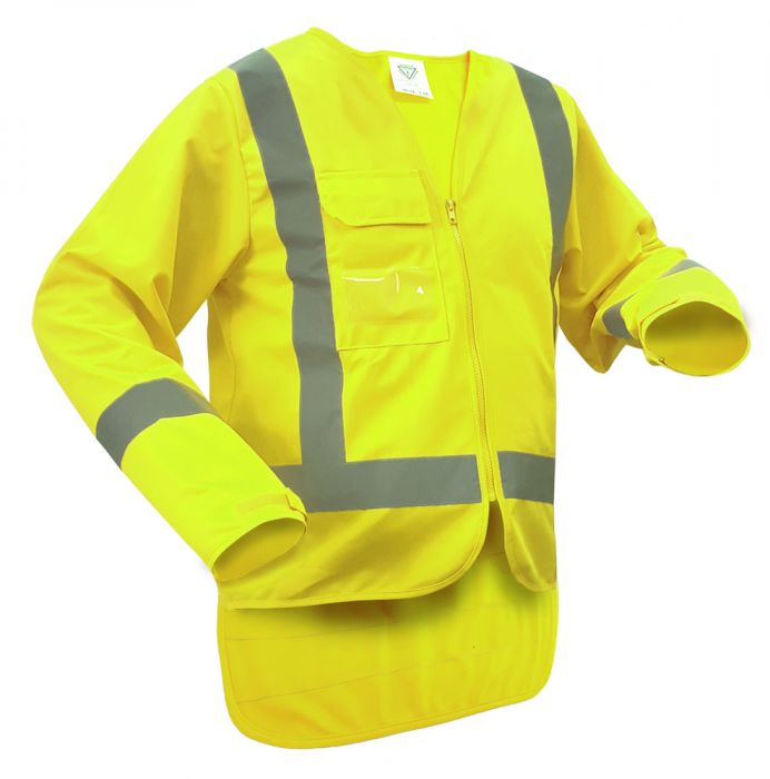 Hi-Vis Day/Night Zip Vest - Pink