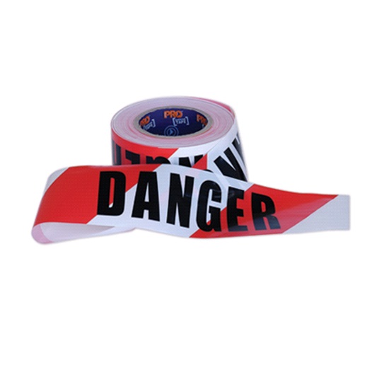 Red/White Danger Barricade Tape