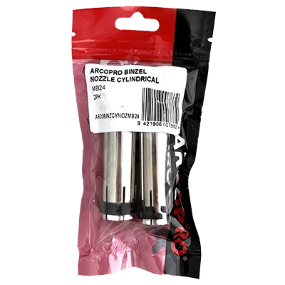ARCOPRO BINZEL NOZZLE CYLINDRICAL MB24 2PK 