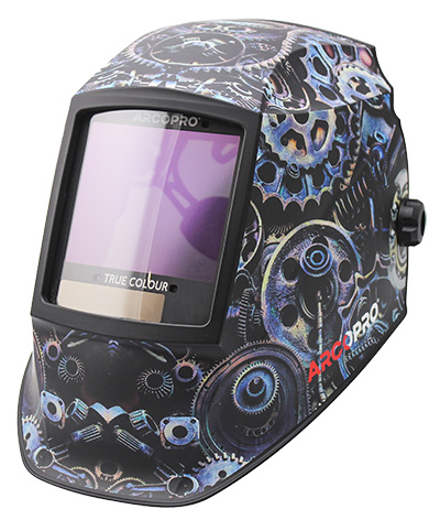 ARCOBLUE - ARCOPRO WELDING HELMET DIGITAL XL VIEW BLUE