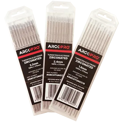 pkt10 Arcopro Zirconiated Tungsten Electrode 2.4mm